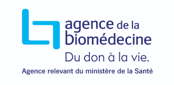 logo bleu de l'Agence de la Biomédecine