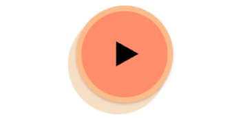 icône play vidéo orange