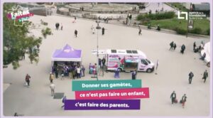 Photos du public qui participe au bus tour