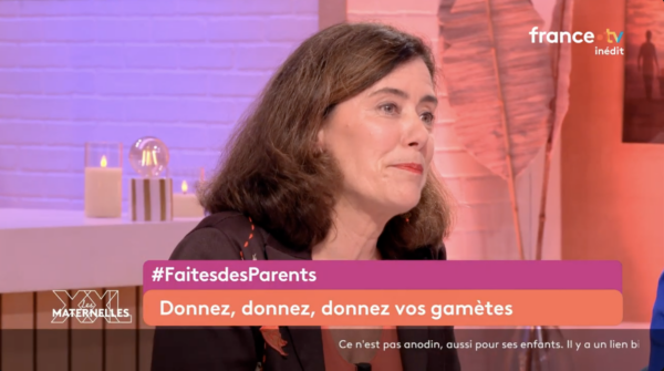 Marine Jeantet sur le plateau des Maternelles