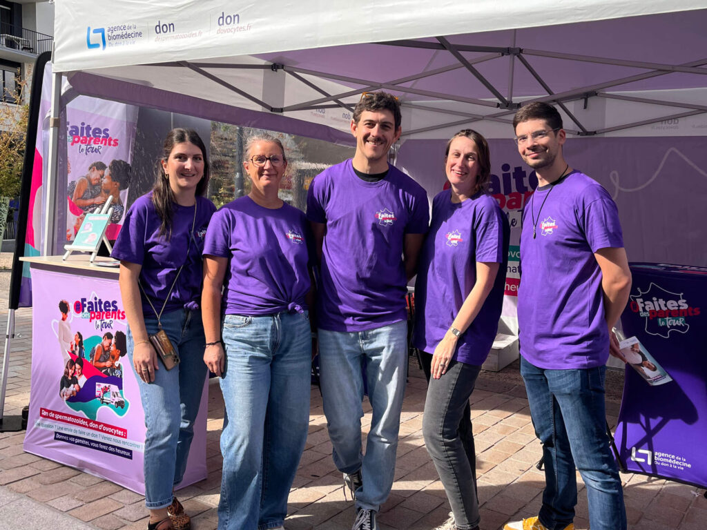 Photo prise lors de l'évènement Bus Tour organisé par l'Agence de la biomédecine à Limoges le 2 octobre 2026