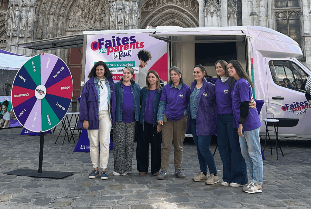 Photo prise lors de l'évènement Bus Tour organisé par l'Agence de la biomédecine à Rouen le 16 septembre 2026