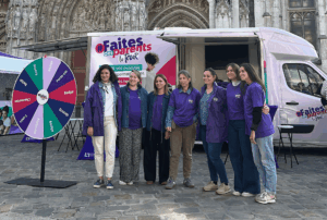 Photo prise lors de l'évènement Bus Tour organisé par l'Agence de la biomédecine à Rouen le 16 septembre 2026